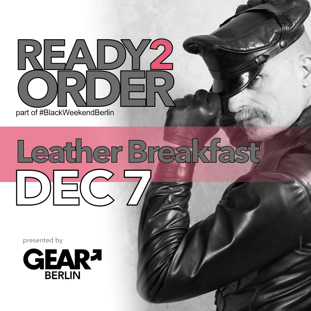 Frühstücken allein im Hotel?? Kommt doch lieber ins gemütliche Café im Kiez zum LEDER-Brunch. Gemeinsam mit anderen Lederkerlen und einem reichhaltigen Frühstück geht’s gestärkt in den Sonntag.