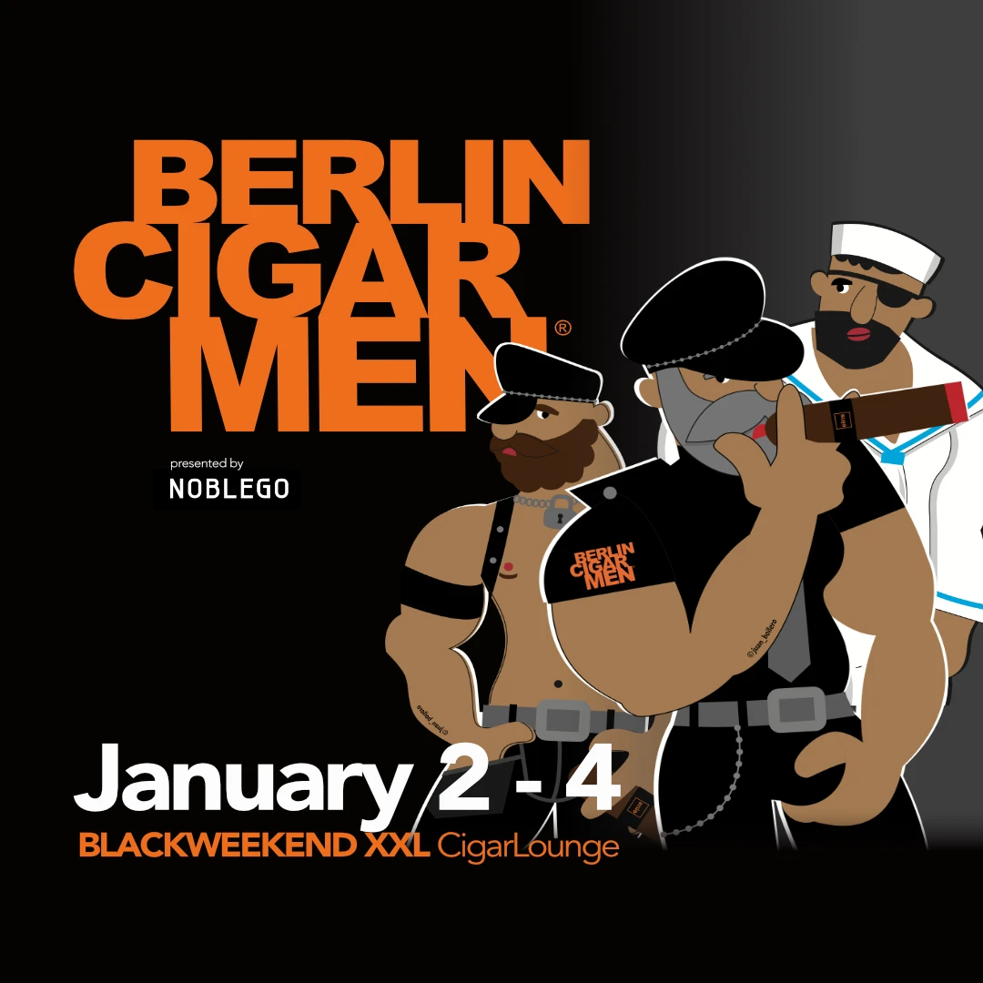BerlinCigarMen XXL Cigarlounge January 2-4 2025 ab 21:00 - 01:00 Uhr